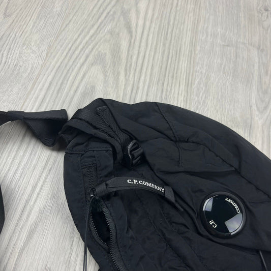 CP Company Zip Chrome Bag - Black Castmark