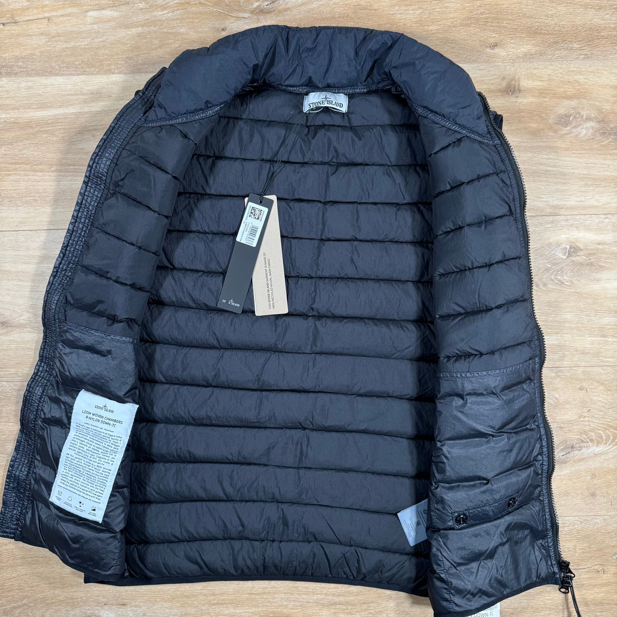 Stone Island Nylon Down-TC Vest in Navy Castmark