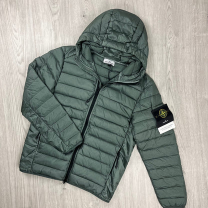 Stone Island Woven Down Jacket - Musk Castmark
