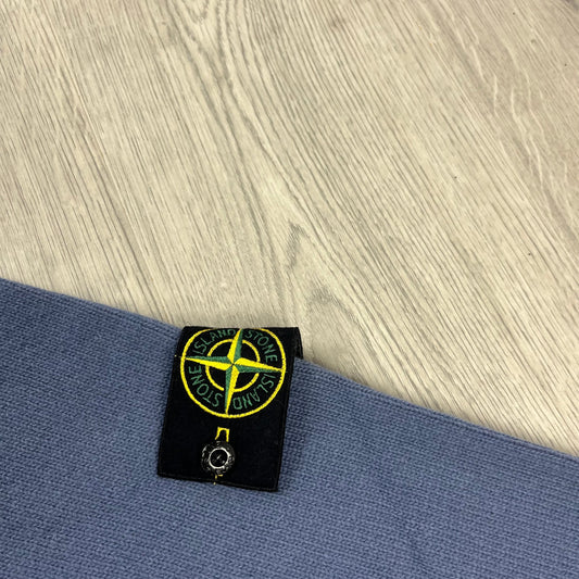 Stone Island Knit Sweatshirt - Mid Blue Castmark