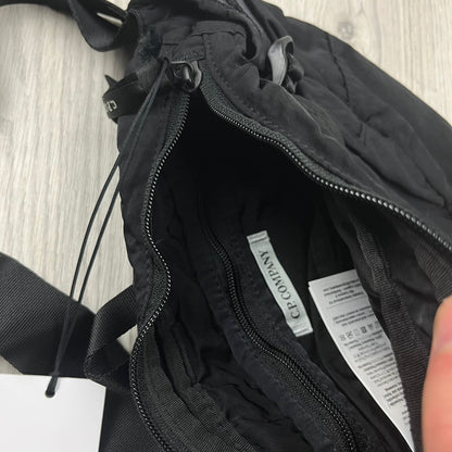 CP Company Zip Chrome Bag - Black Castmark