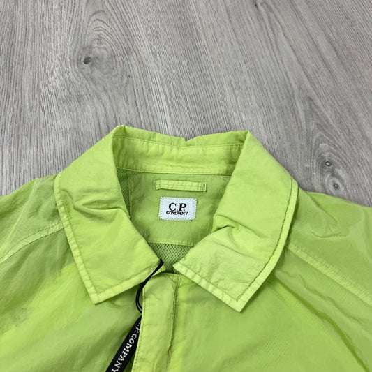 CP Company Chrome Overshirt - Green Castmark