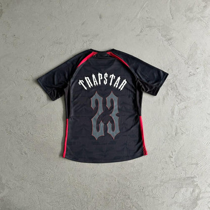Trapstar Football T-Shirt - Black/Red
