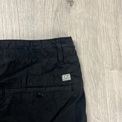 CP Company Cargo Trousers - Black Castmark