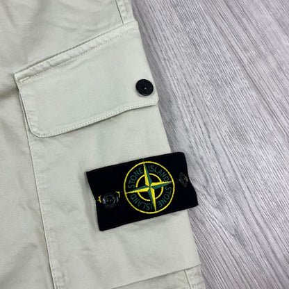 Stone Island Cargo Shorts - Sand Castmark