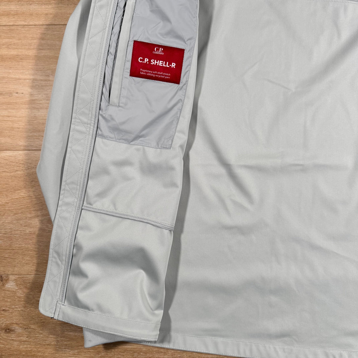 CP Company Shell-R Goggle Jacket in Blue Fox - Grey Castmark