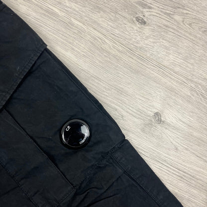 CP Company Cargo Trousers - Black Castmark
