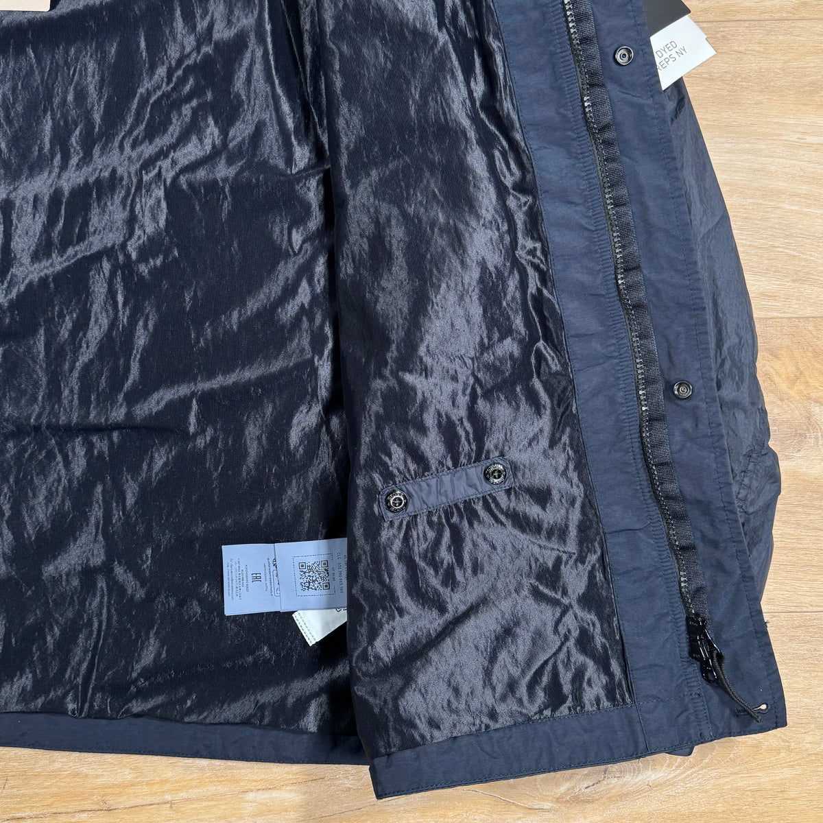 Stone Island Crinkle Reps R-NY Jacket in Navy Castmark