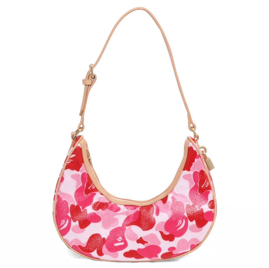 ABC Camo Hand Bag - Pink