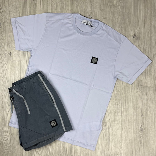 Stone Island Holiday Set - Lilac/Avio Blue Castmark