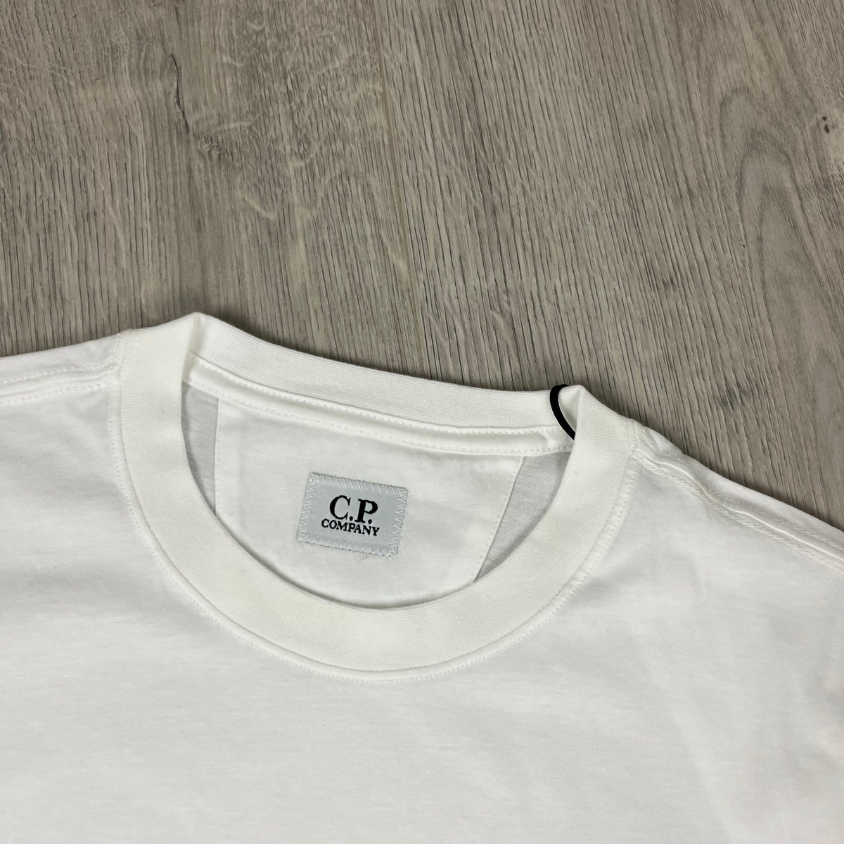 CP Company Stamp T-Shirt - White Castmark