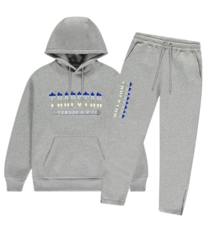 Trapstar Chenille Decoded 2.0 Tracksuit - Black/Grey