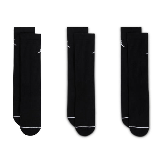 Air Jordan Everyday Dri-Fit 3-Pack Black Socks