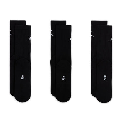 Air Jordan Everyday Dri-Fit 3-Pack Black Socks