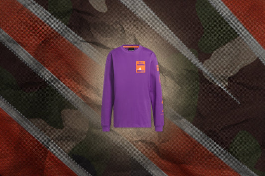 adidas Originals x Ivy Park L/S Graphic Tee - Active Purple