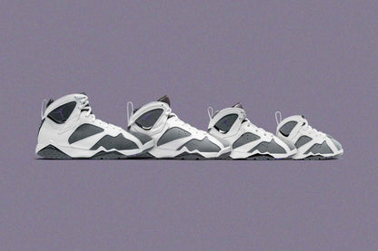 Air Jordan 7 Retro "Flint" - White/Varsity Purple