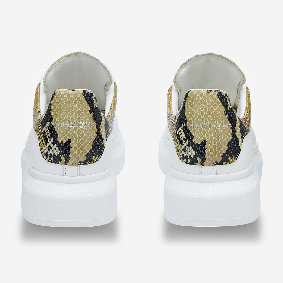 Alexander McQueen Python Print Oversized Sneaker