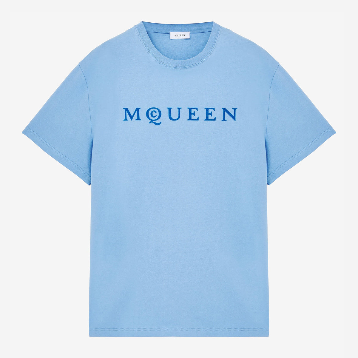 Alexander McQueen Flocked McQueen Logo T-Shirt
