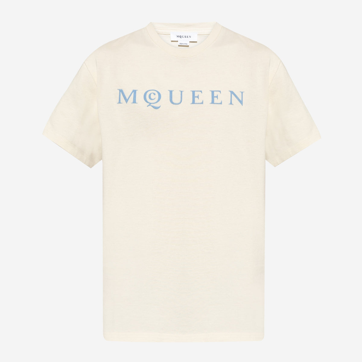 Alexander McQueen Flocked Logo T-Shirt