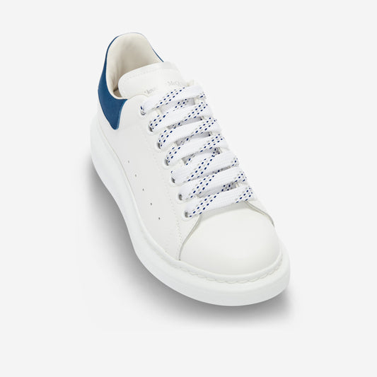 Alexander McQueen White/Paris Blue Oversized Sneaker