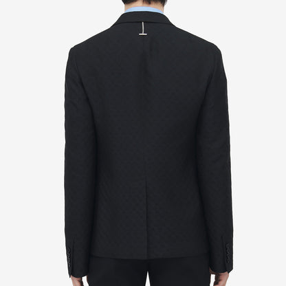 Alexander McQuuen Skull Jacquard Deconstructed Jacket