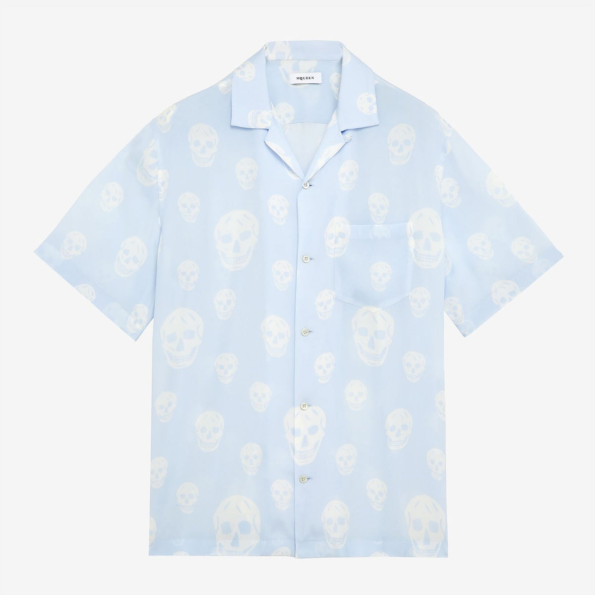 Alexander McQueen Skull Print Hawaiian Shirt