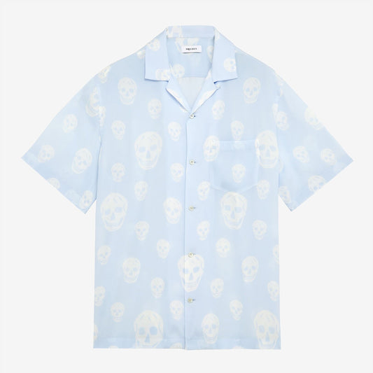 Alexander McQueen Skull Print Hawaiian Shirt