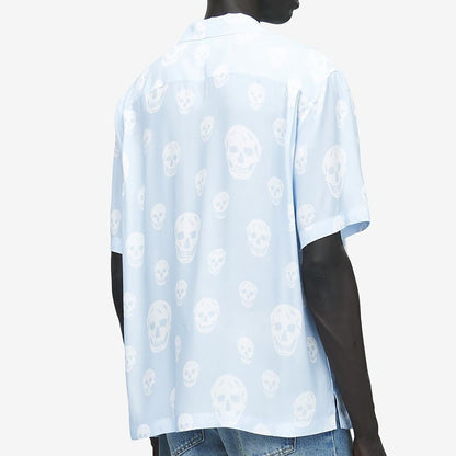 Alexander McQueen Skull Print Hawaiian Shirt