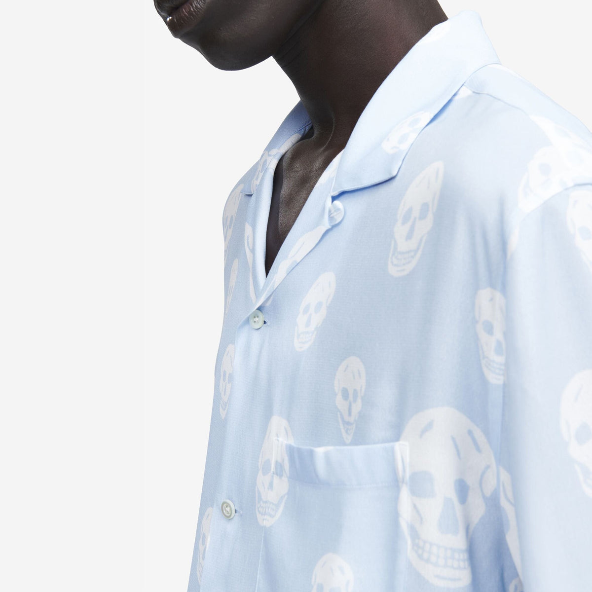 Alexander McQueen Skull Print Hawaiian Shirt