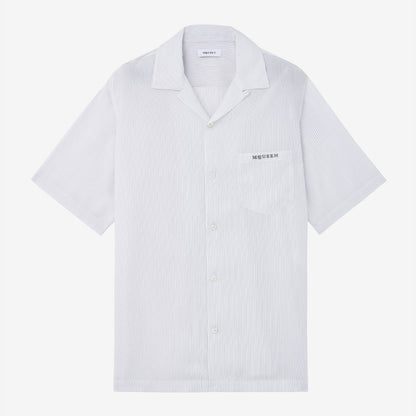 Alexander McQueen Striped Hawaiian Shirt