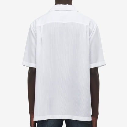 Alexander McQueen Striped Hawaiian Shirt