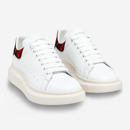 Alexander McQueen Tartan Heel Oversized Sneaker