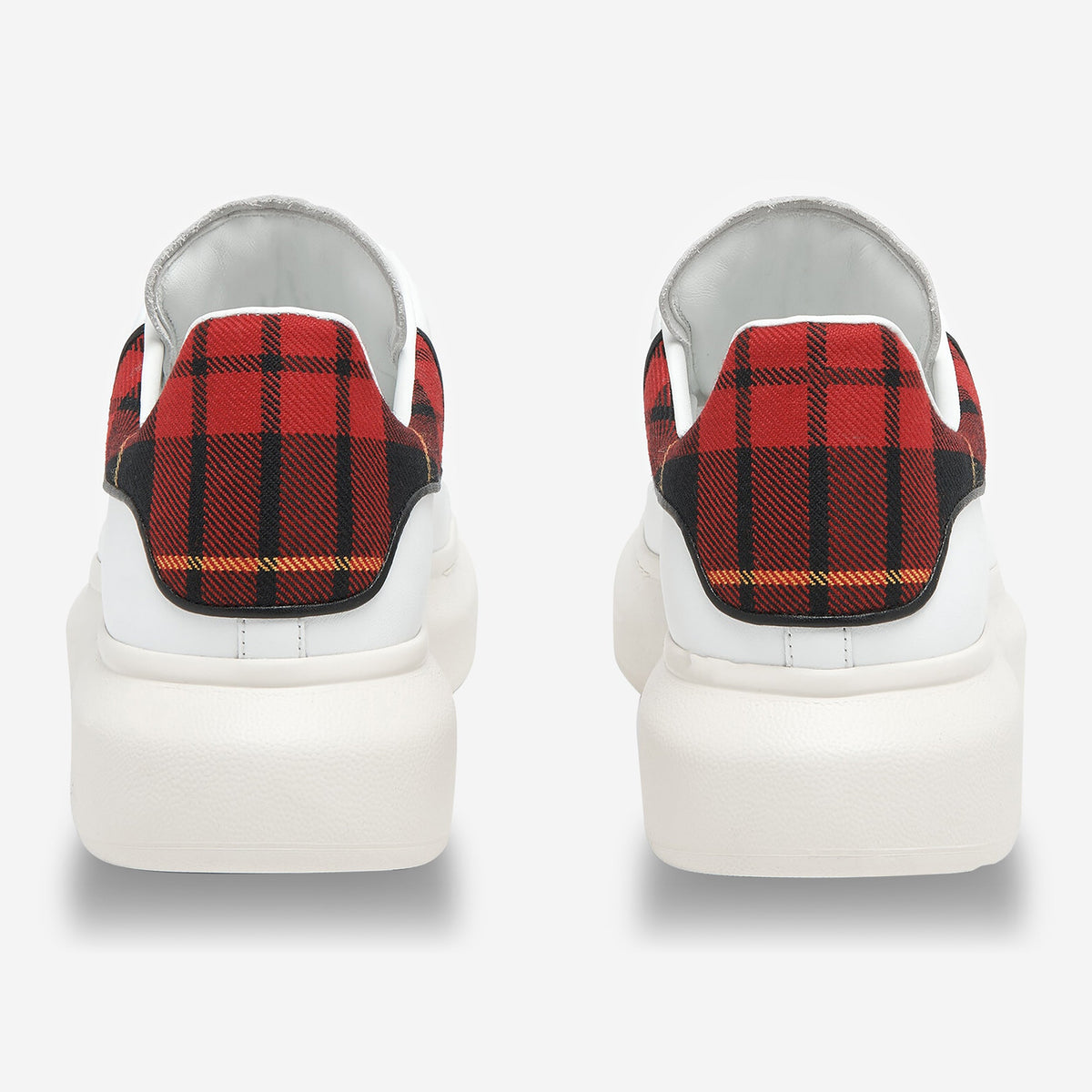 Alexander McQueen Tartan Heel Oversized Sneaker