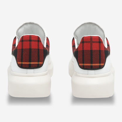 Alexander McQueen Tartan Heel Oversized Sneaker