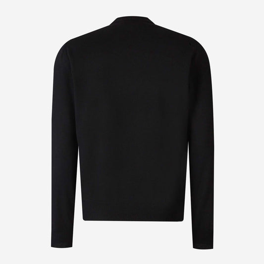 Alexander McQueen Merino Wool Inverted Skull Knitwear