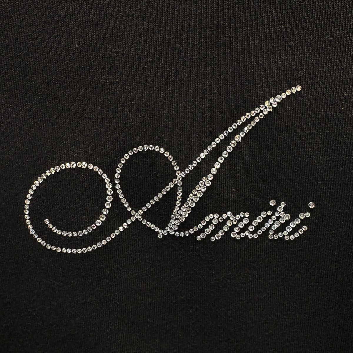 Amiri Crystal Script Logo Skate T-Shirt