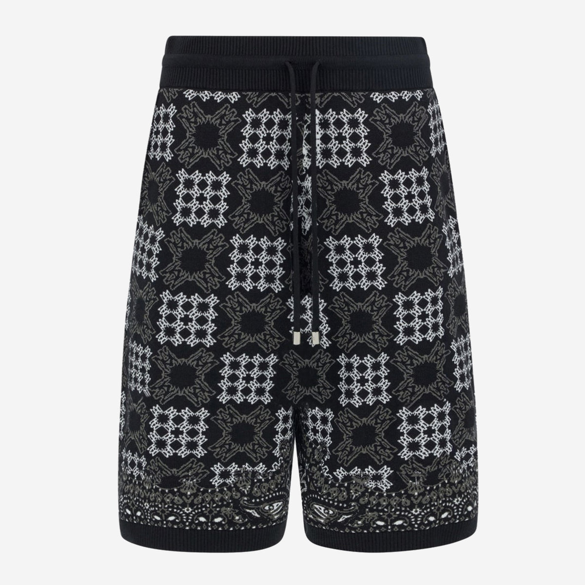 Amiri MA Quad Check Mesh Knit Short