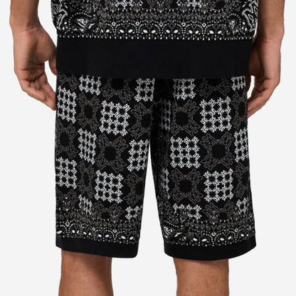 Amiri MA Quad Check Mesh Knit Short