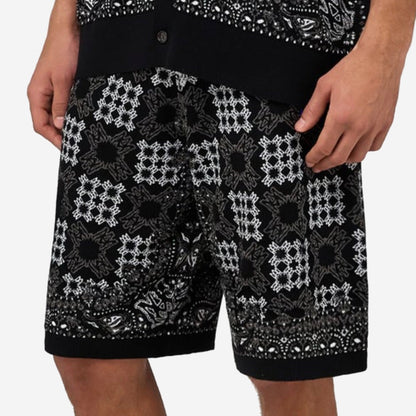 Amiri MA Quad Check Mesh Knit Short