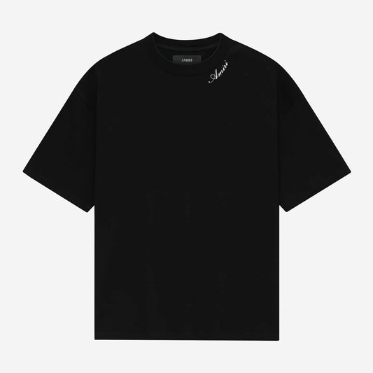 Amiri Script Neck T-Shirt