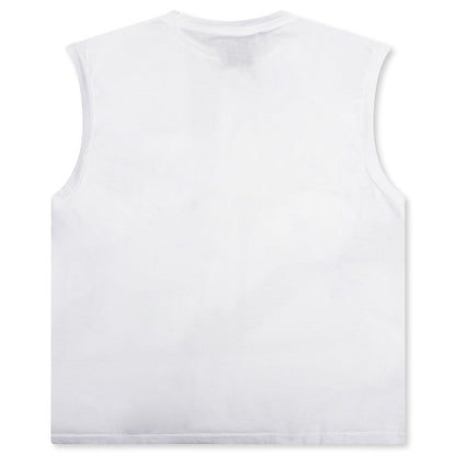 Augi Sleeveless Tee - White