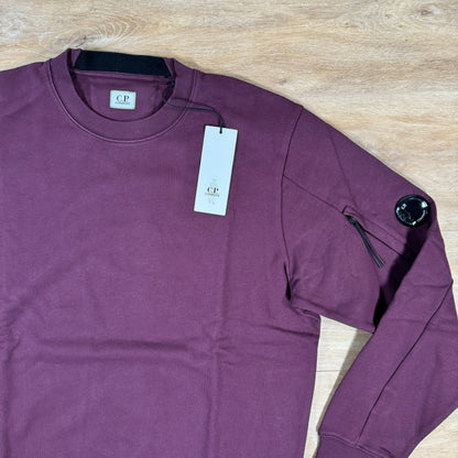 CP Company Diagonal Raised Lens Sweatshirt in Potent Purple Castmark