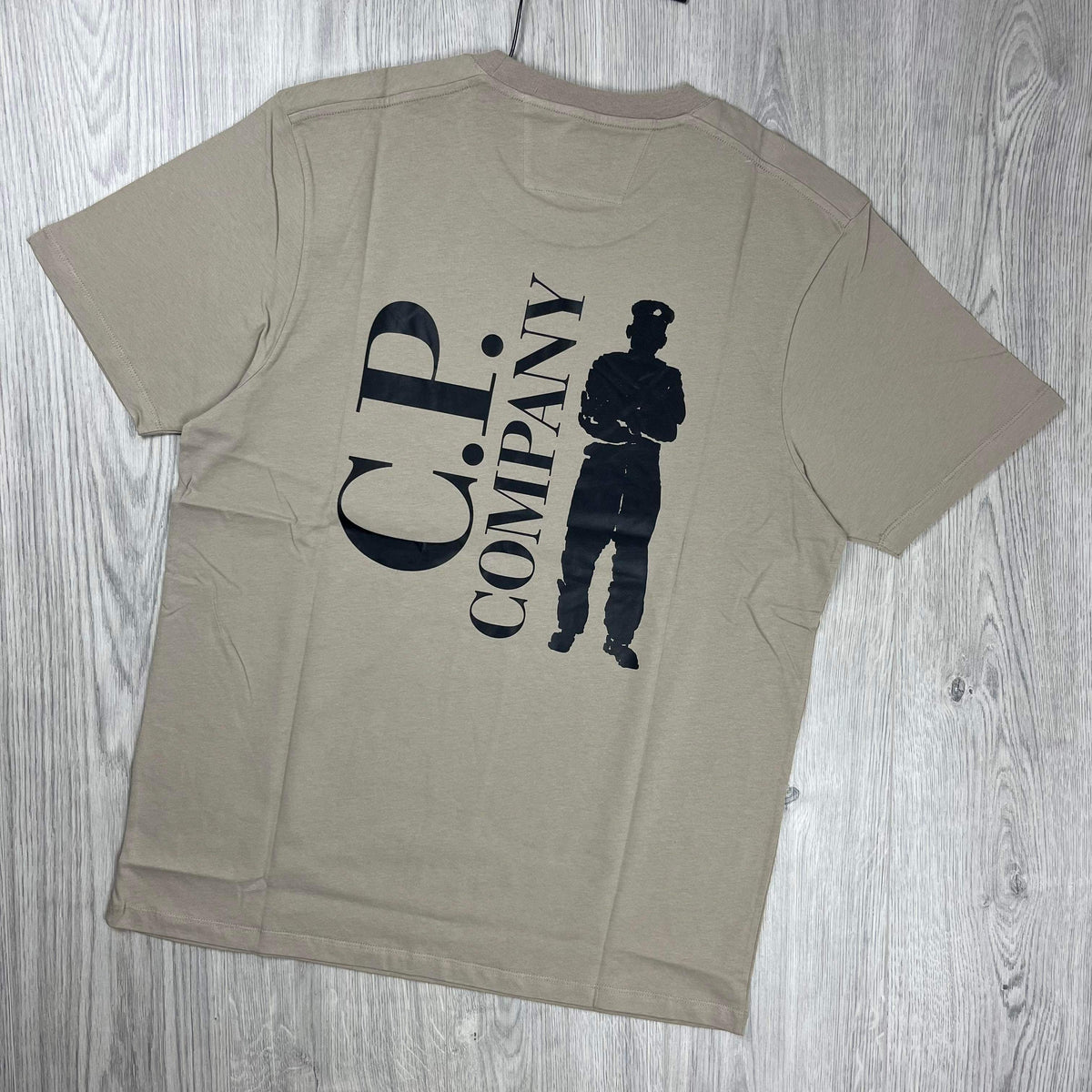 CP Company Graphic T-Shirt - Tan Castmark