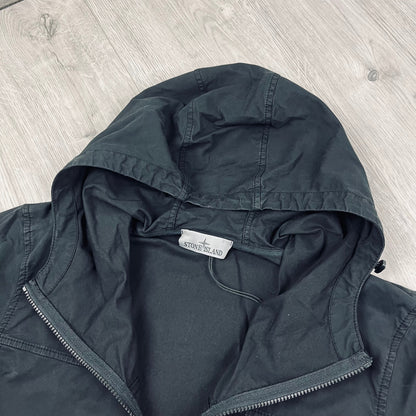Stone Island Hooded Overshirt - Black Castmark