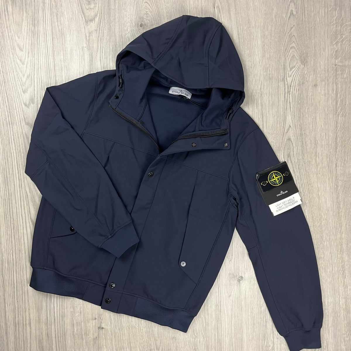 Stone Island Shell Jacket - Navy Castmark
