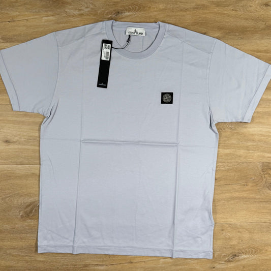 Stone Island Patch Logo T-Shirt in Lilac Castmark