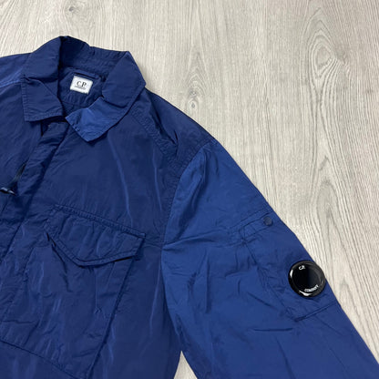 CP Company Chrome Overshirt - Estate Blue Castmark