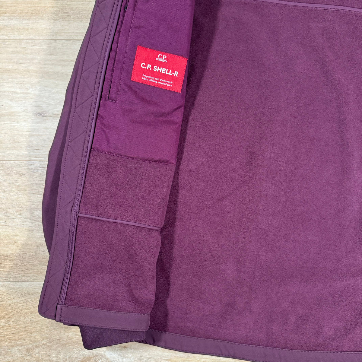 CP Company Shell-R Goggle Jacket in Potent Purple Castmark