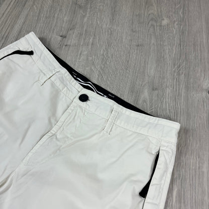 Stone Island Cargo Shorts - Ivory Castmark
