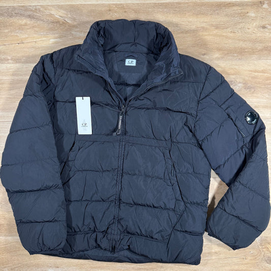 CP Company Chrome-R Down Lens Jacket in Navy Castmark